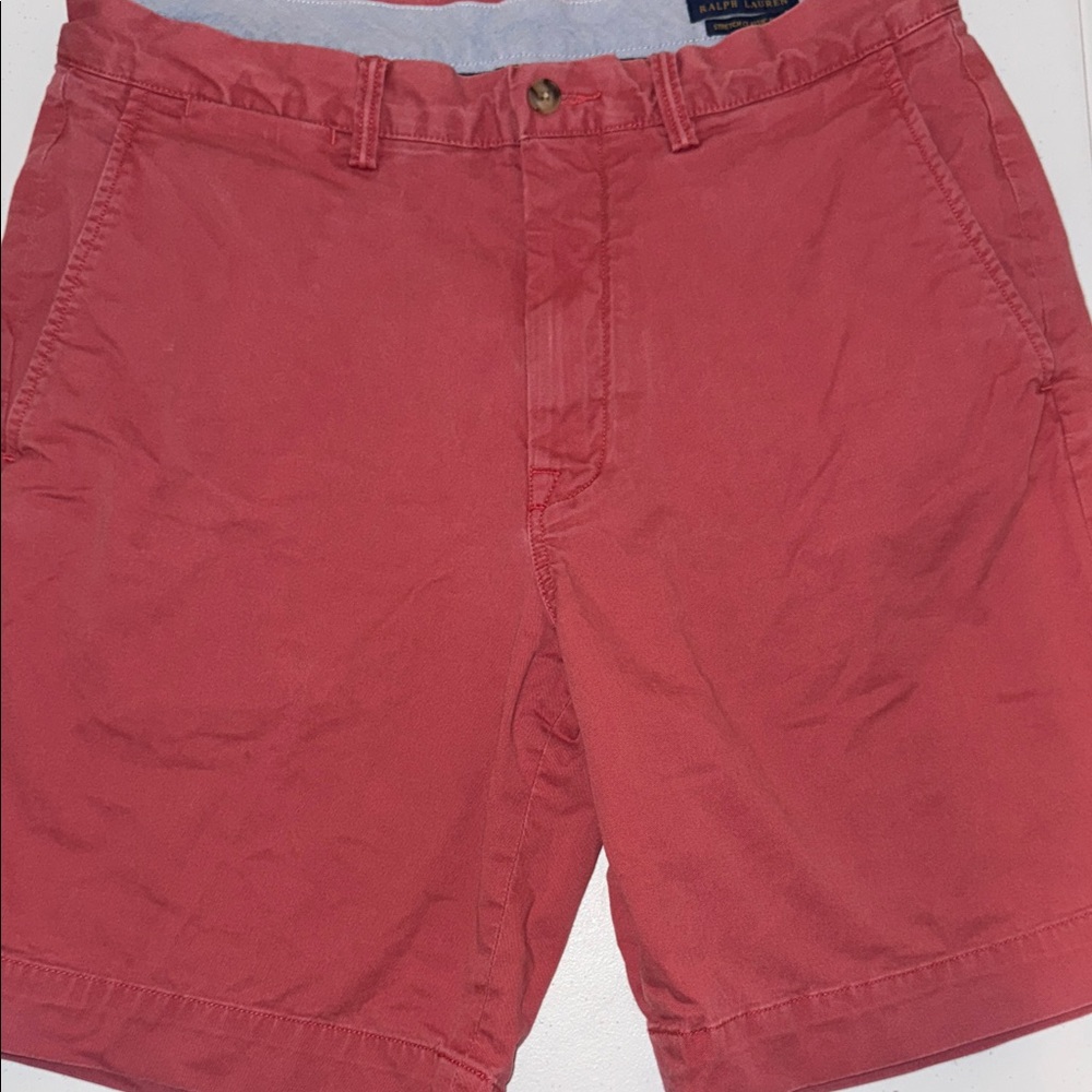 Ralph Lauren Coral Flat Front Shorts